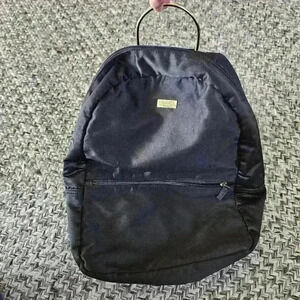 Carolina Herrera Backpack Good Girl‎ Black Satin Gold Hardware Ladies Backpack